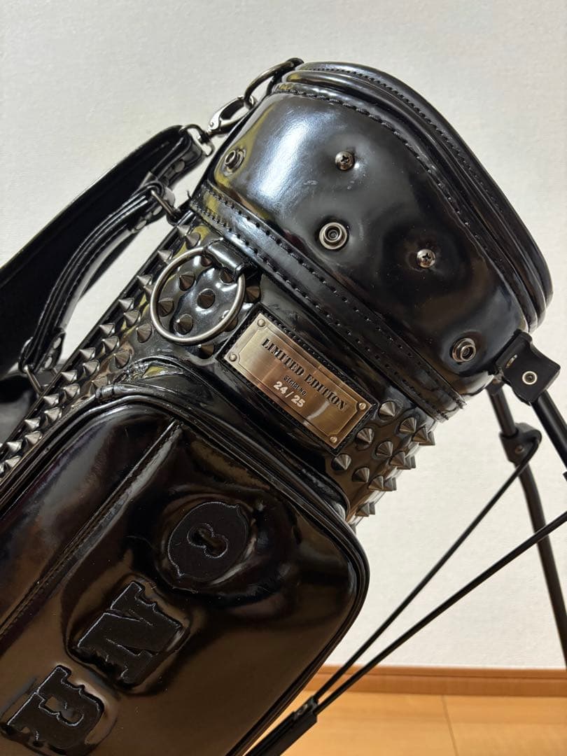 RUSSELUNO ブラック ラッセルノ スタッズ キャディバッグ 限定品6分割