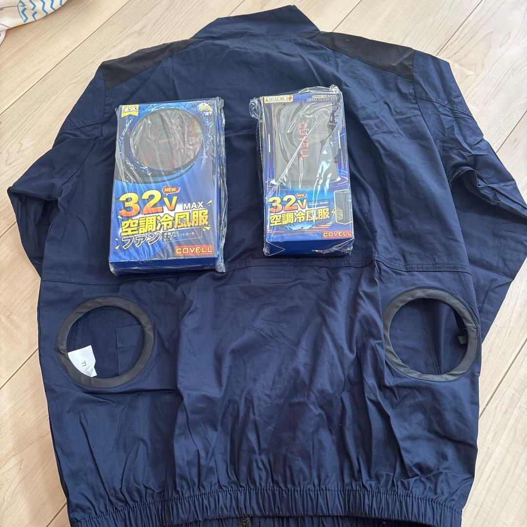 空調服 ネイビー LLサイズ 32V対応