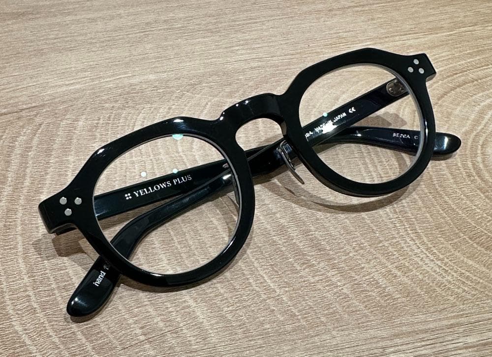 YELLOWS PLUS 「BECCA」「ベッカ」ブラック　純正レンズ　程度良好