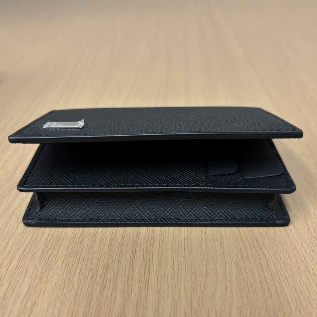 ▪️【未使用保管品】dunhill ダンヒル カードケース 名刺入れ レザー 黒