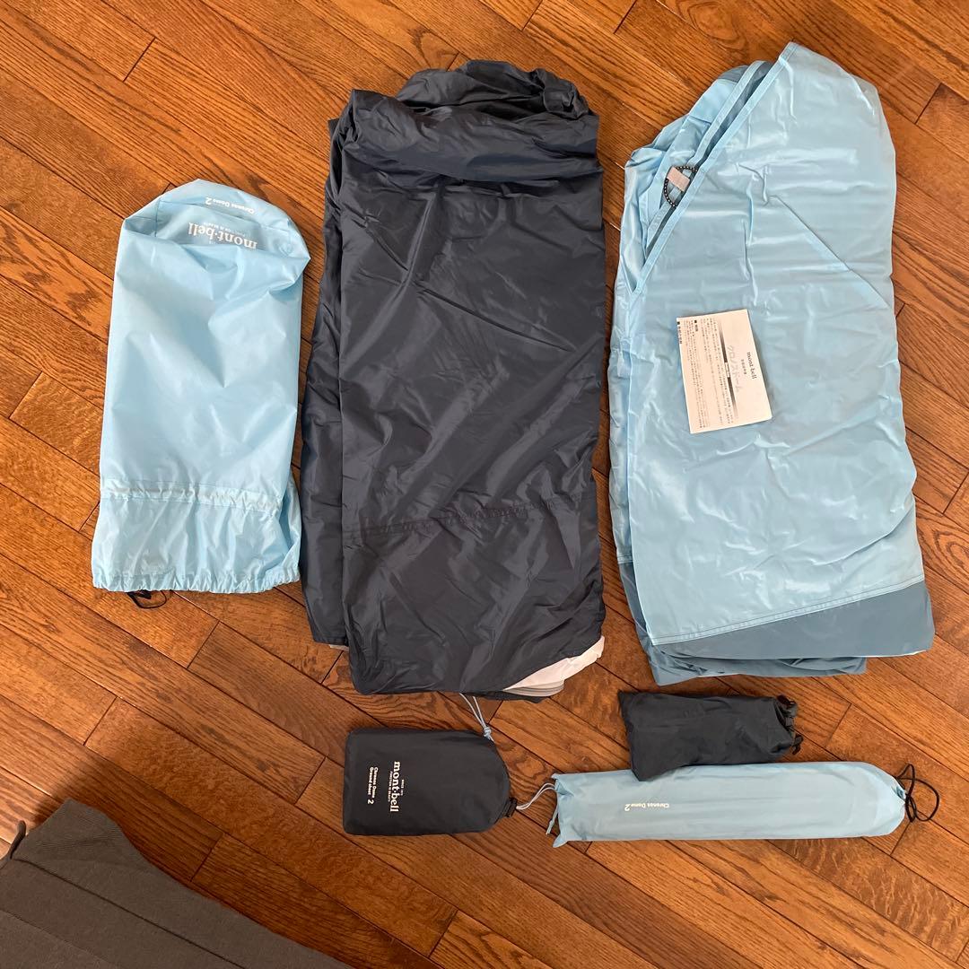 Mont-bell Chronos Dome 2 テント 純正グラウンドシート付