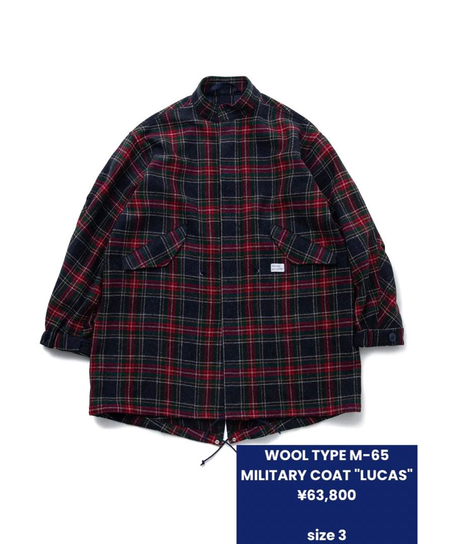 BEDWIN M-65 フィッシュテールパーカー　チェック柄