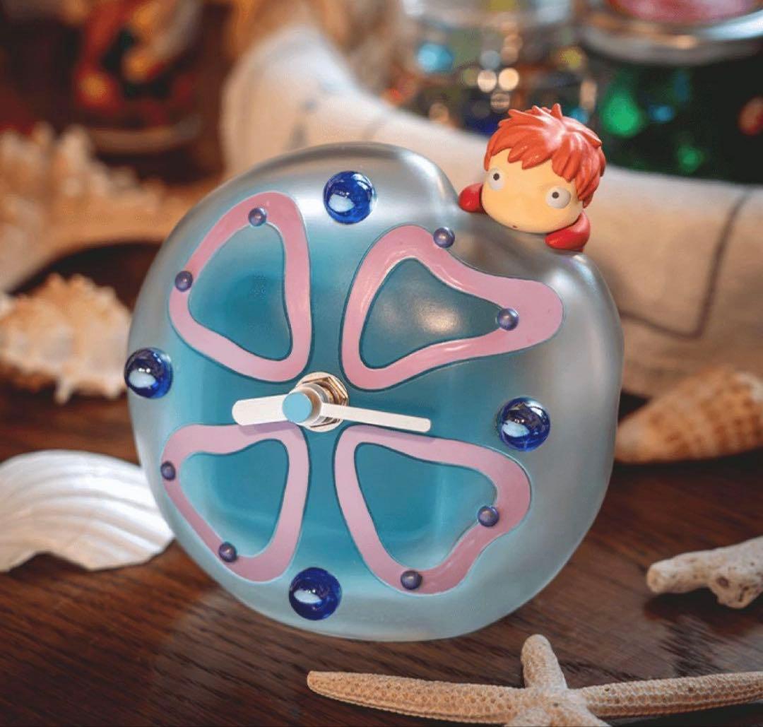 新品　ポニョの置き時計　ジブリ