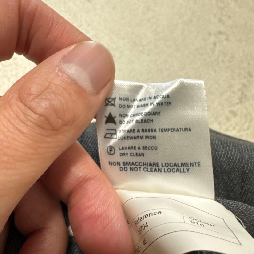 73 春秋　インコテックス　スラックス　グレー　48 ウール