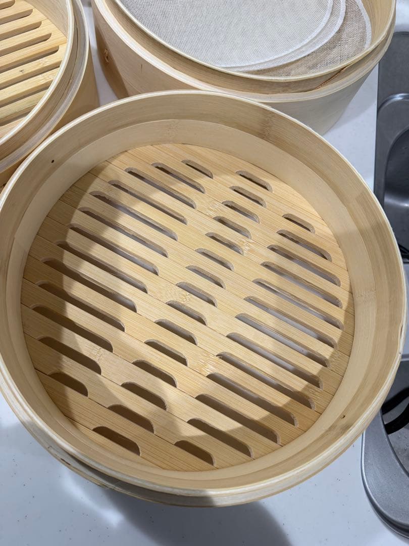 未使用　ビタクラフトプロ 打出し フライパン 30cm 三段せいろ　中華おたま付