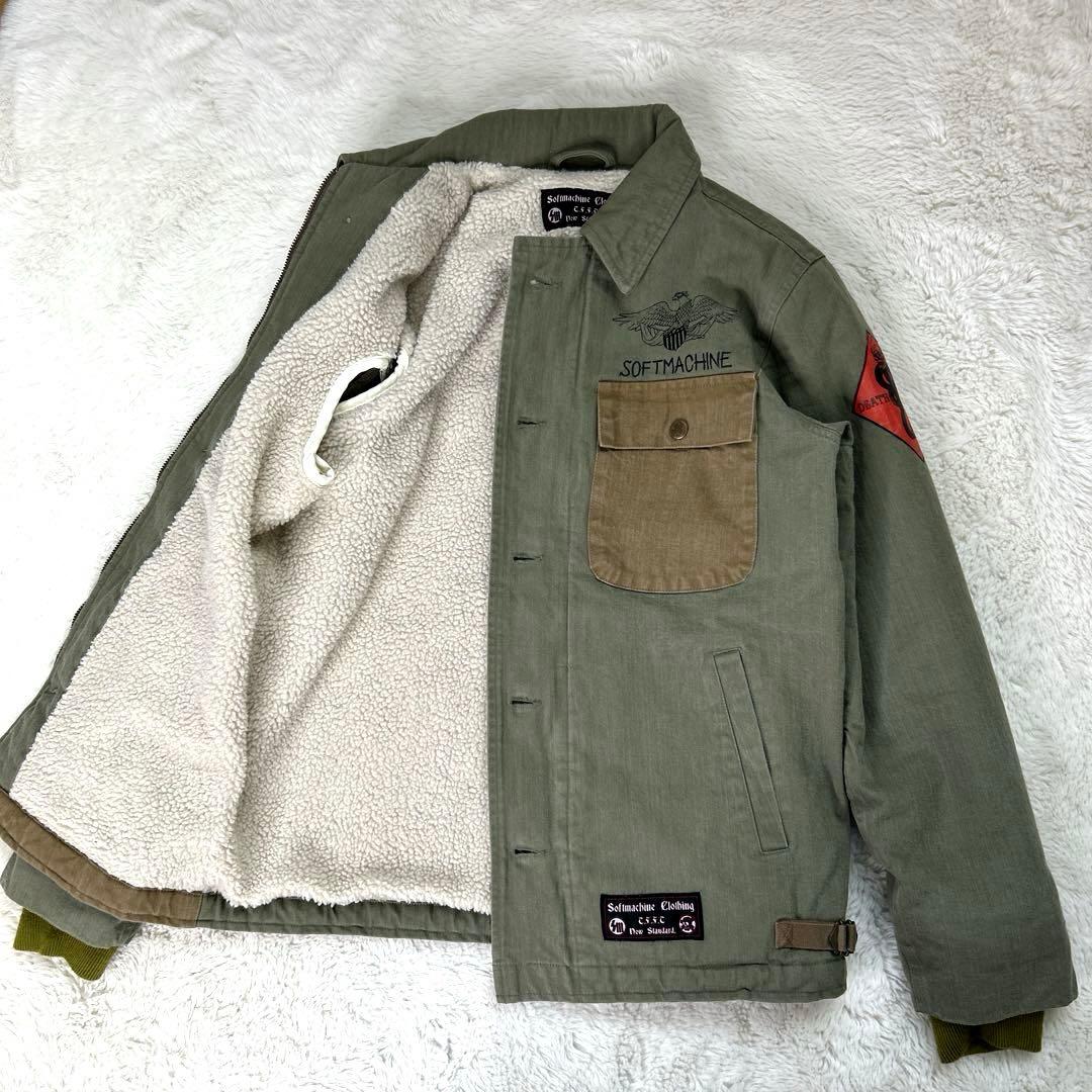 美品SOFTMACHINE /ソフトマシーンA-2ボアジャケット M