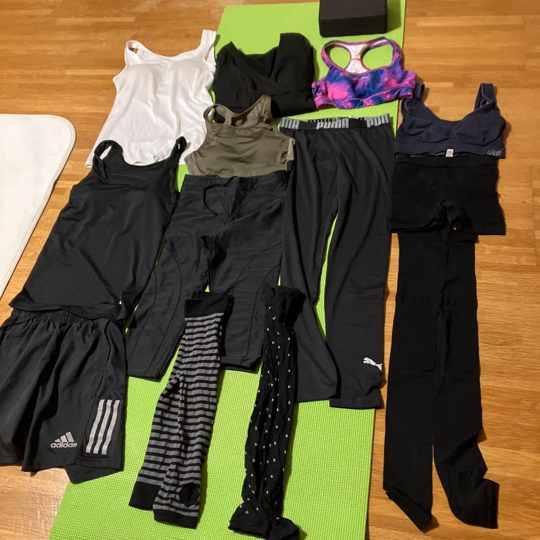 ヨガウェアセット（Adidas/Puma DANSUKINなど　まとめて