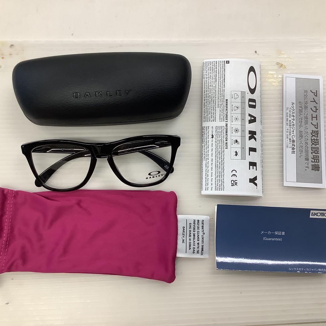 【12色から選べる】オークリーFROGSKINS×RARTS偏光レンズ　艶有黒