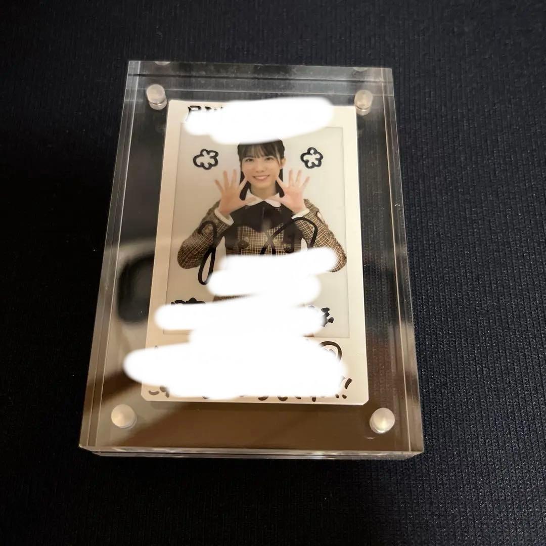 日向坂46 森本茉莉 直筆 サイン チェキ 月間エンタメ