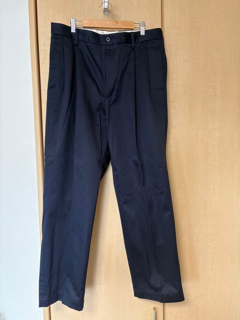 24ss WACKO MARIA チノトラウザー　ネイビー　XXL