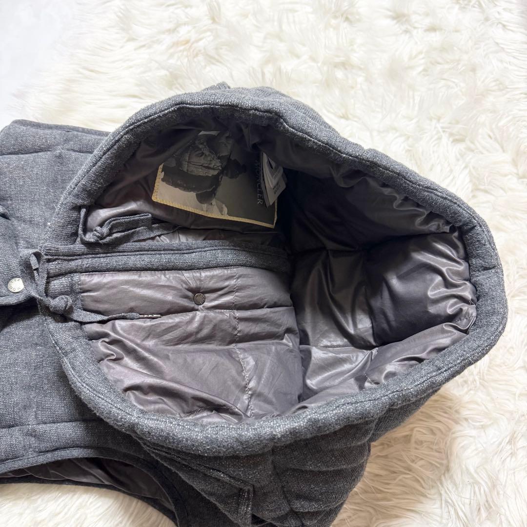 美品 モンクレール マグリア ダウンベスト S グレー Moncler