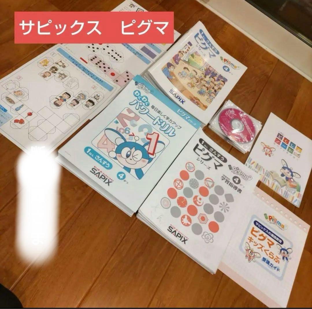 1年分 SAPIXピグマ小1 サピックスピグマ 1年生　SAPIX 入室テスト