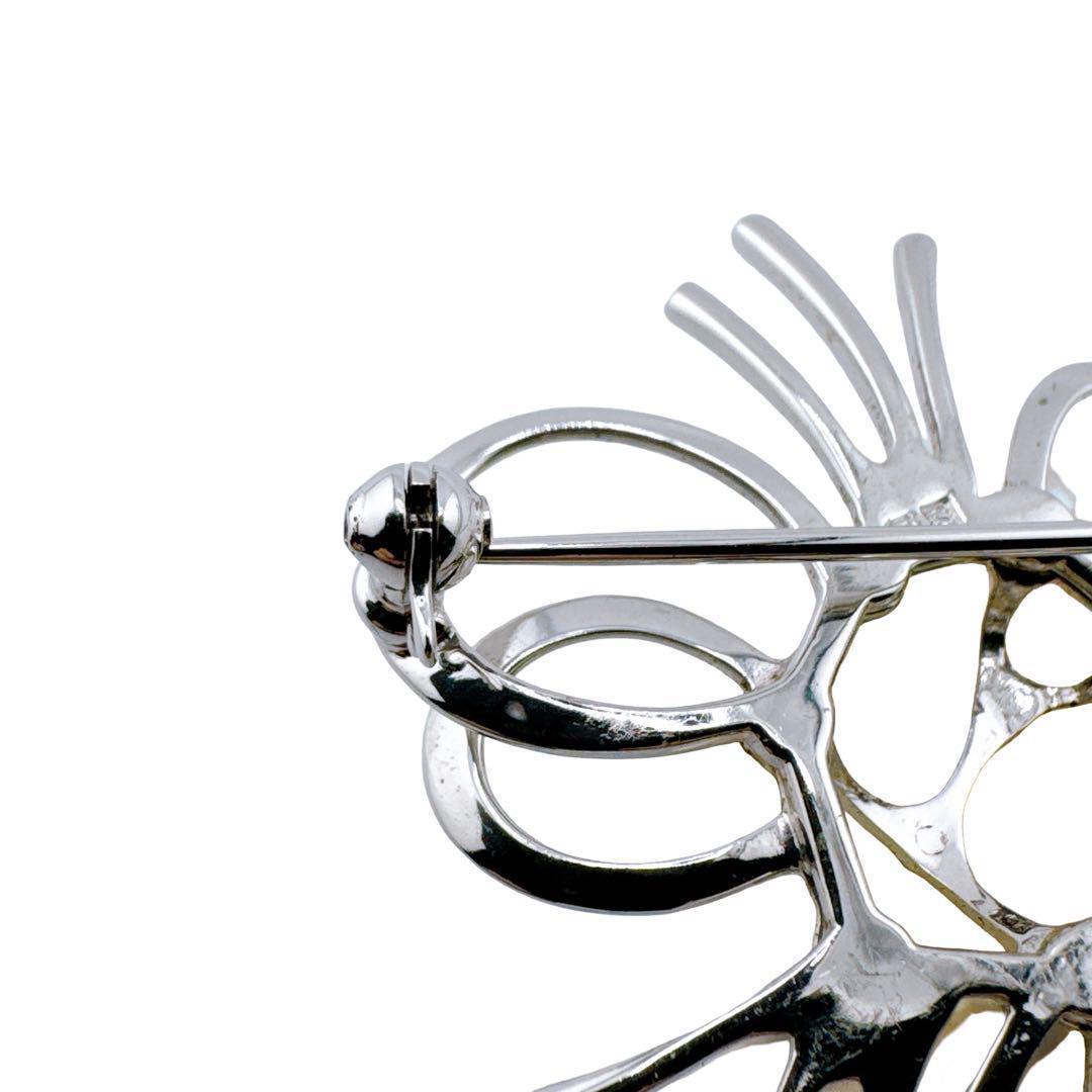 ミキモト 真珠 ブローチ コサージュモチーフ パール SV シルバー 冠婚葬祭