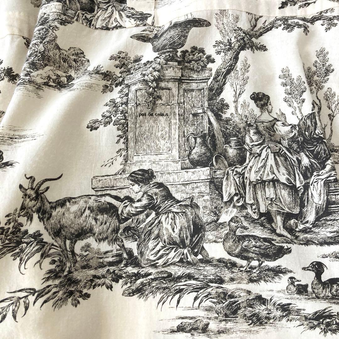 【ますみん】パドカレ プリントワンピース ナチュラル 36