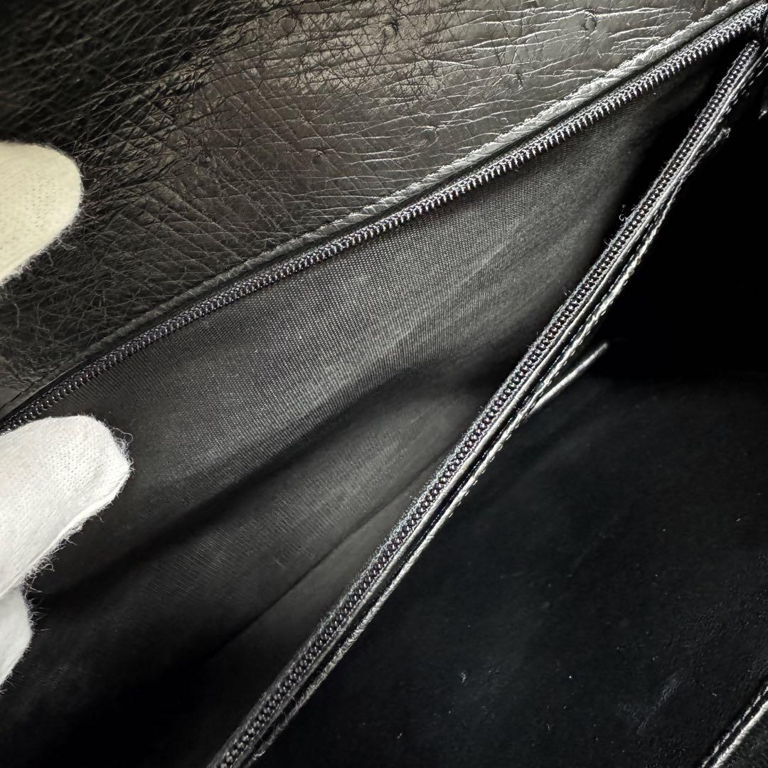 タグ付き　極美品　定価58万　バリー　オーストリッチ　ビジネスバッグ　A4収納