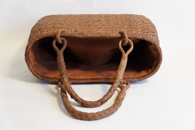 山葡萄　籠　カゴ　かごバック　やまぶどう 細ひご 中布と内ポケット付き