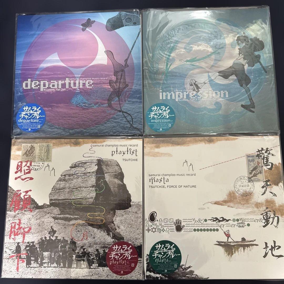 samurai champloo サムライチャンプルー レコード 4枚セット