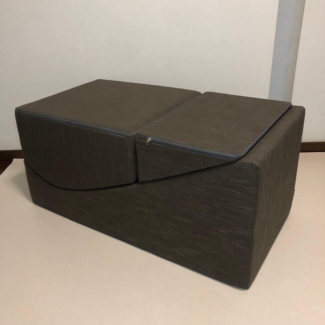 ALZIPシングルソファWAVY 折りたたみソファ