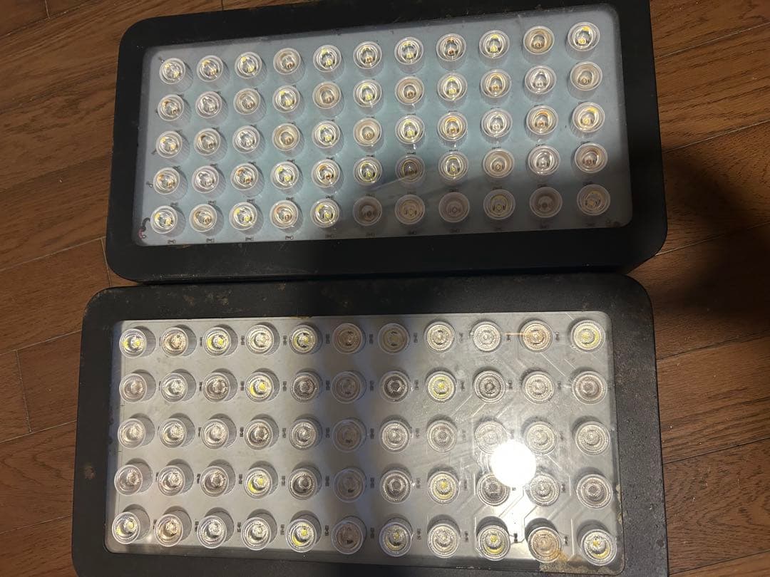 珊瑚水槽照明 LEDライト ブラックボックス プリズムレンズ　2台　※訳あり