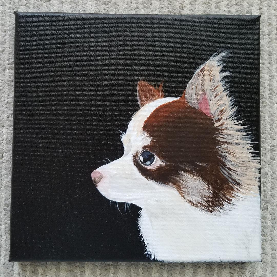 うちのこ肖像画　売り上げの一部を地元の犬猫保護団体に寄付させて頂きます