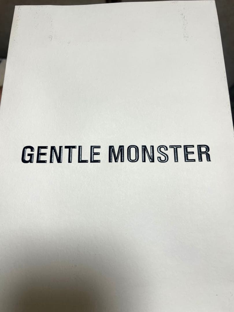 GENTLE MONSTER ROSY01 サングラス　ブラック　ナンバー有り