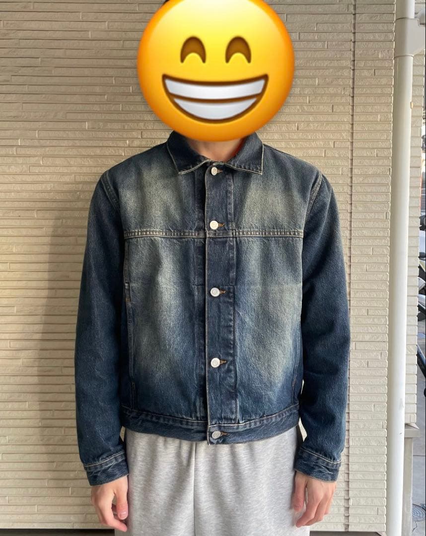 25秋冬 新作 STUSSY デニム トラッカー ジャケット S ジージャン