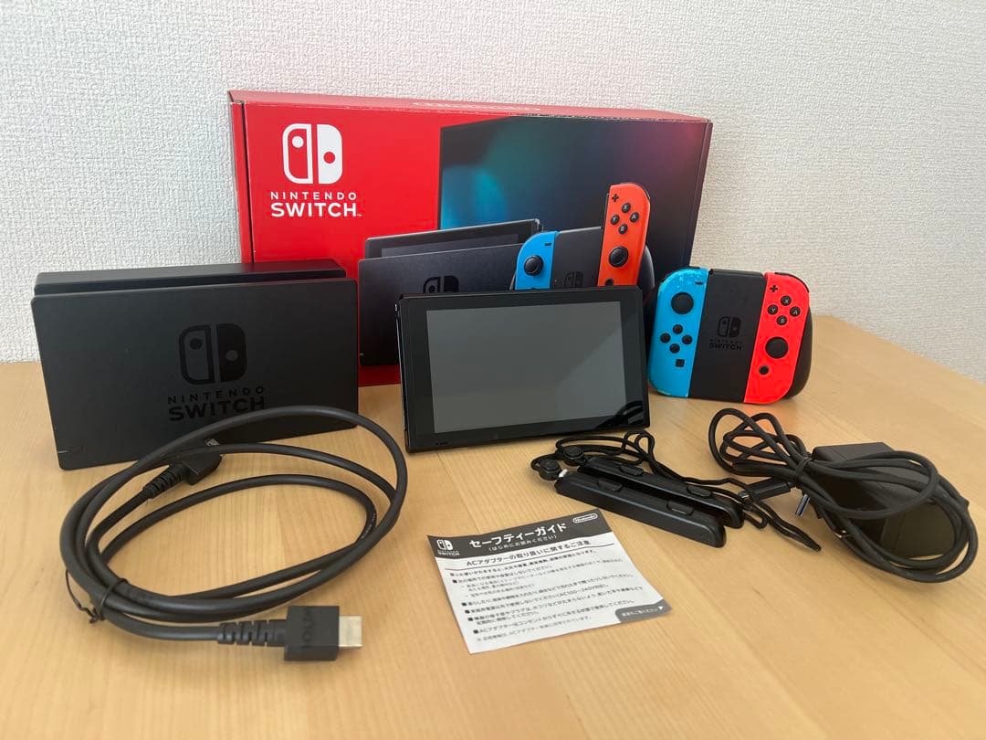 【即発送・完品】Nintendo Switch 本体 ネオン バッテリー強化版