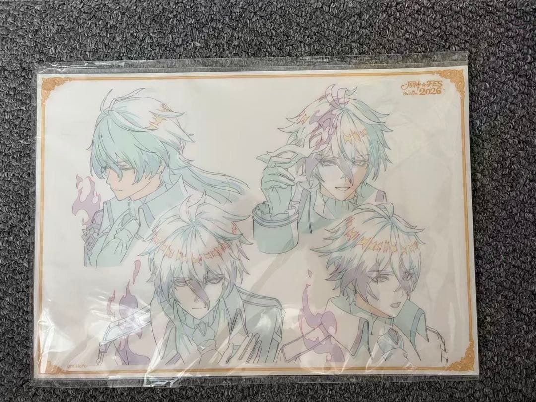 即発送可　原神fes チケット 特典PVCデスクマット フリンズ