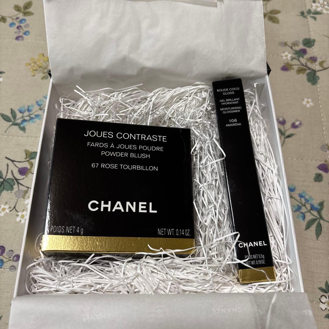 シャネル　リップグロス　チークセット