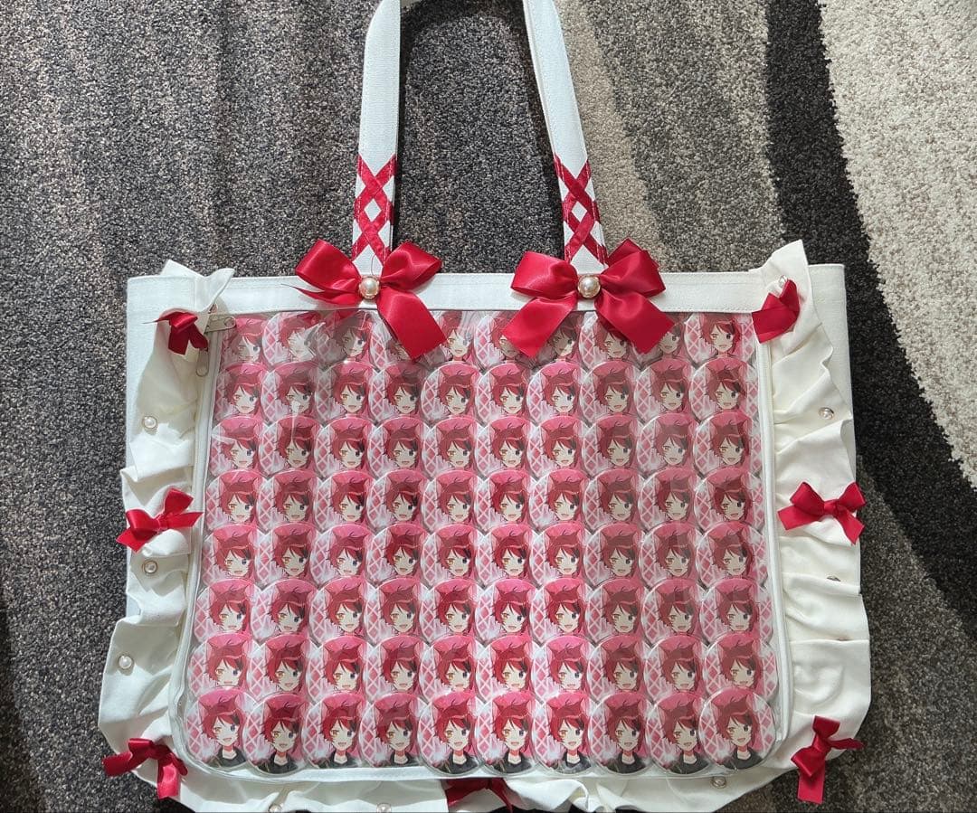 すとぷり 莉犬くん 缶バッジ 痛バック 80個 A3