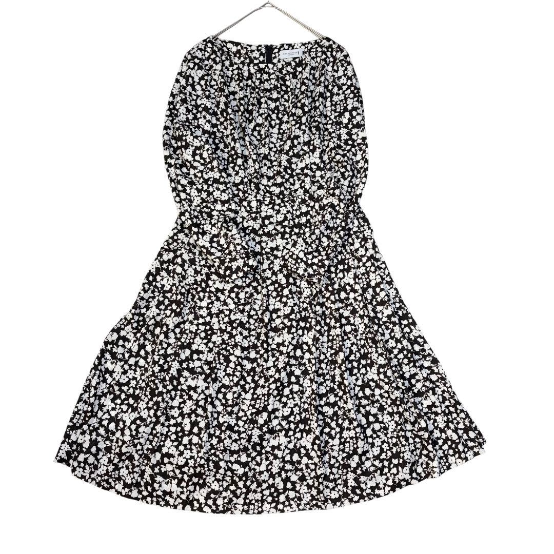 近年モデル♡マッキントッシュロンドン 花柄ロングワンピース フレア 長袖 38