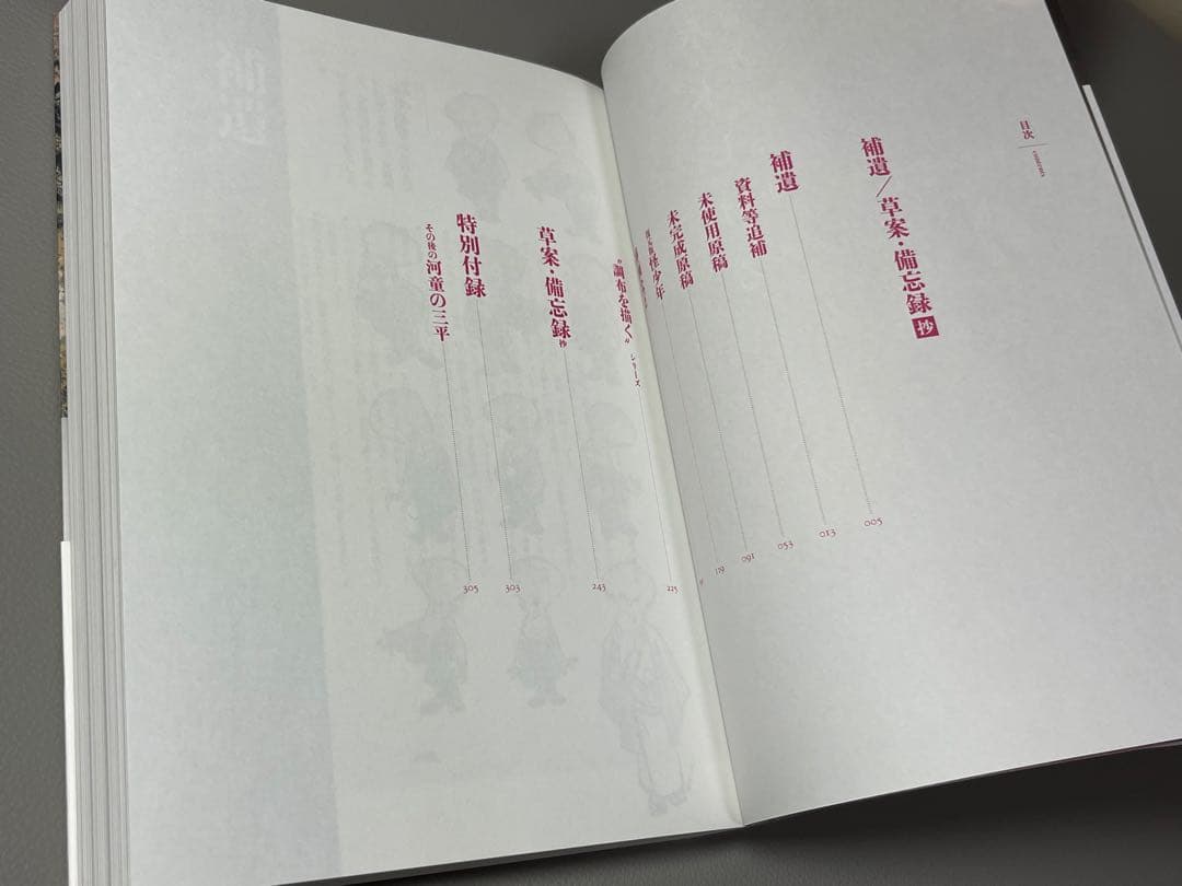 水木しげる【水木しげる漫画大全集 別巻5 補遺/草案•備忘録抄】非売品•希少