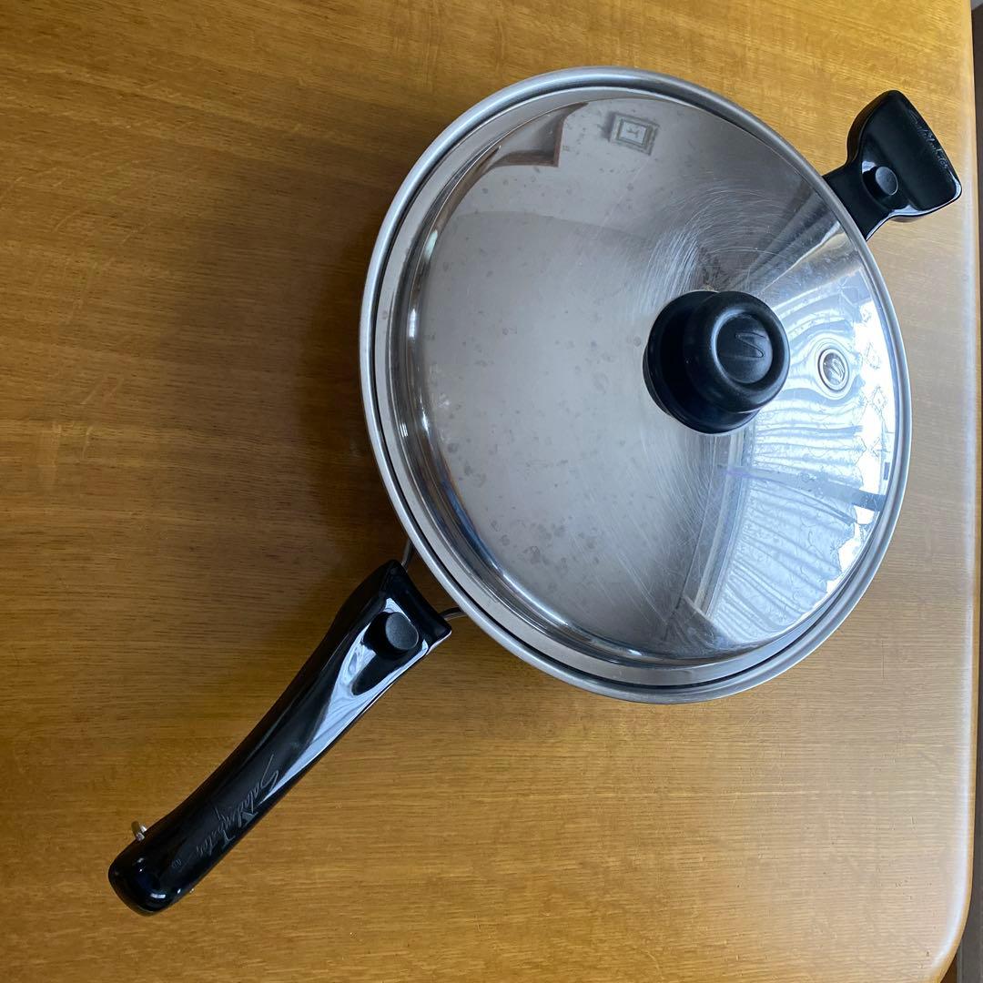 サラダマスター大　フライパンL 無水調理パエリア鍋直径約33㌢ハンドル2個未使用