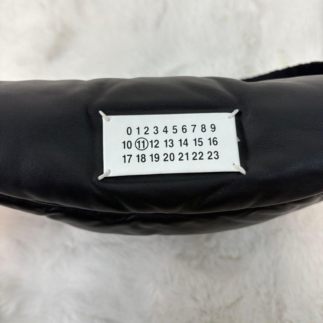 美品 メゾンマルジェラ グラムスラム レザー ボディバッグ ウエストポーチ