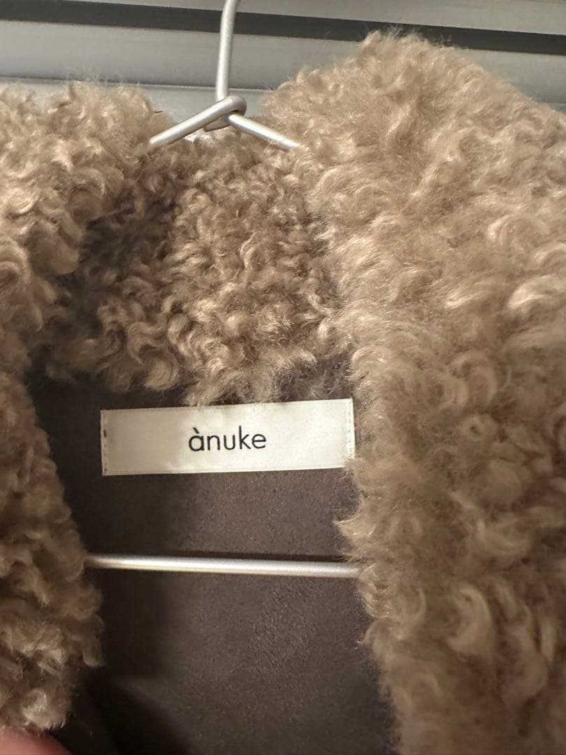 【新品未使用品】anuke(アンヌーク) Eco Fur Vest MCA/38