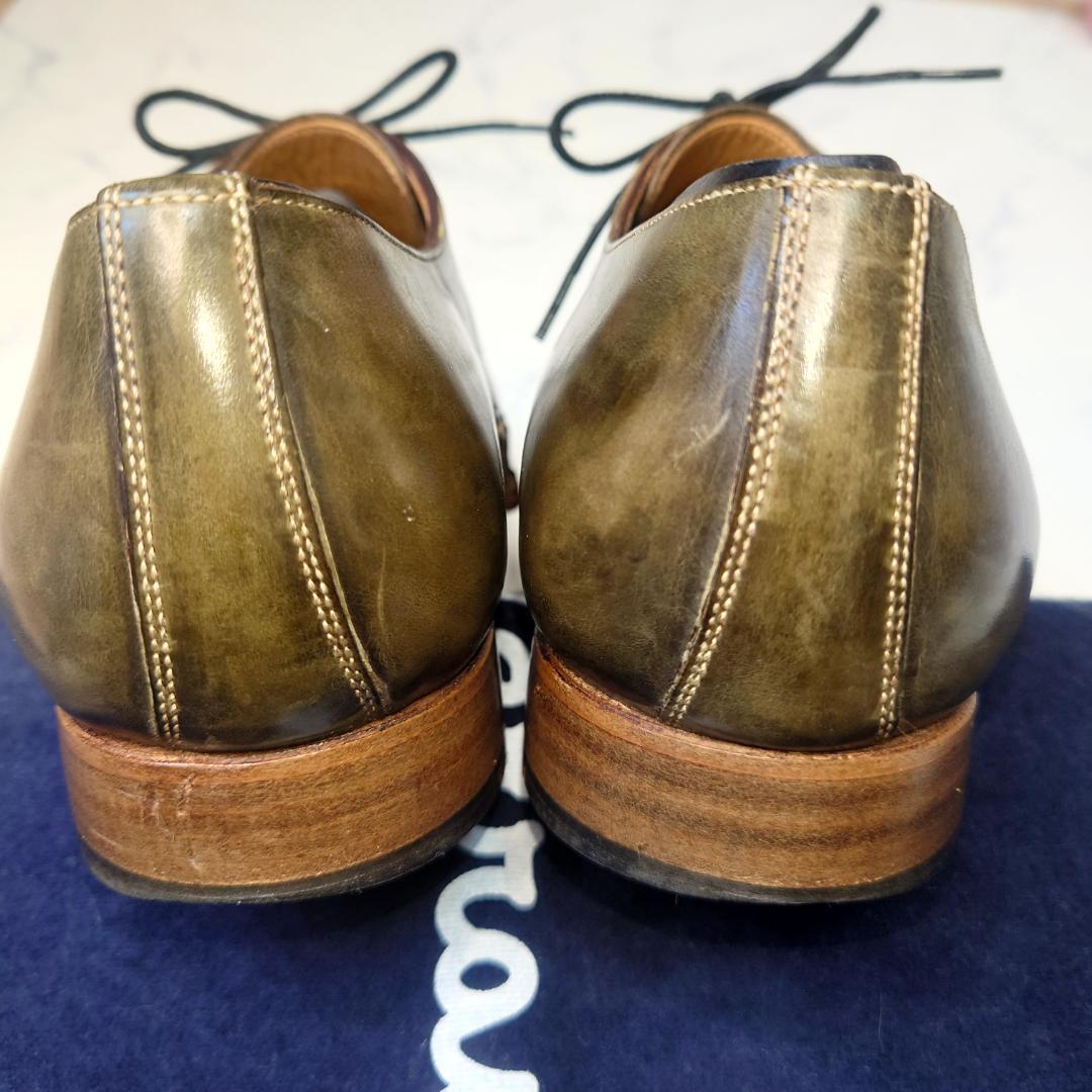 着用回数少ない　ZENOBI　パティーヌ　ダークグリーン　オリーブカーキ色