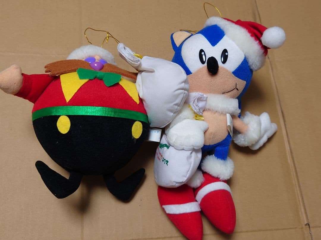 レトロ　ソニック　Dr.エッグマン　クリスマス　サンタ　ぬいぐるみ　1994年