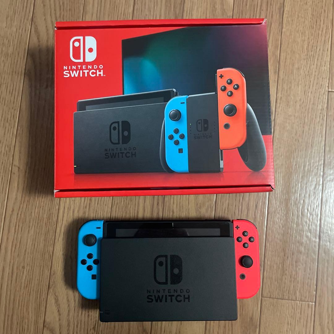 Nintendo Switch 本体 青・赤 Joy-Con ゲームソフト付き