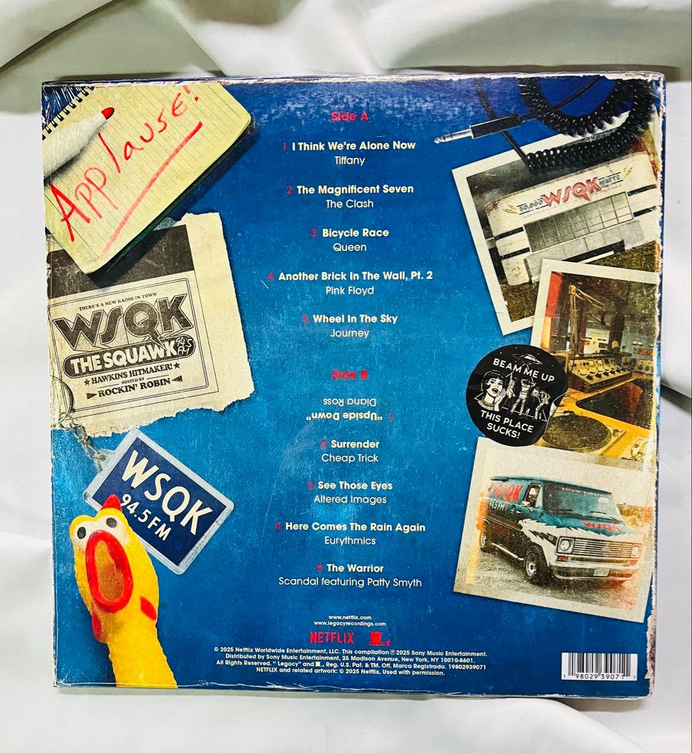 米国限定 ストレンジャーシングス WSQK レコード コレクション ロビン