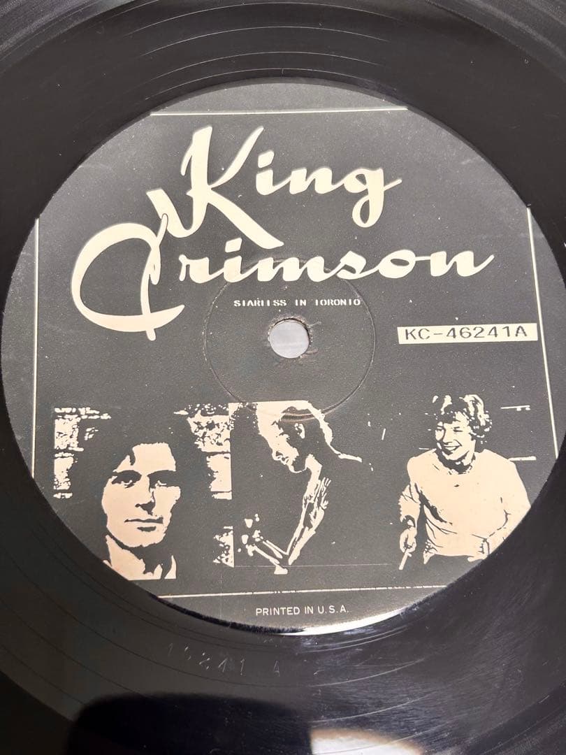 激レア　キング・クリムゾン　STARLESS IN TORONTO LP2枚組