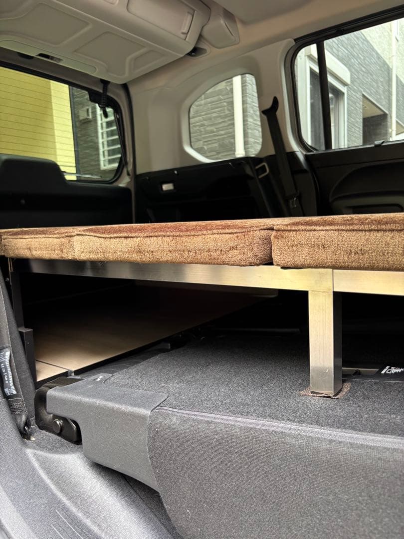 ベルランゴ、リフター純正agreベッドキットシステム【5人乗り用】