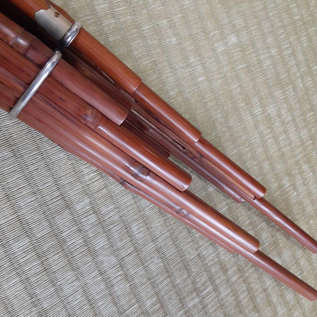 雅楽　笙　煤竹　矢竹　雌竹