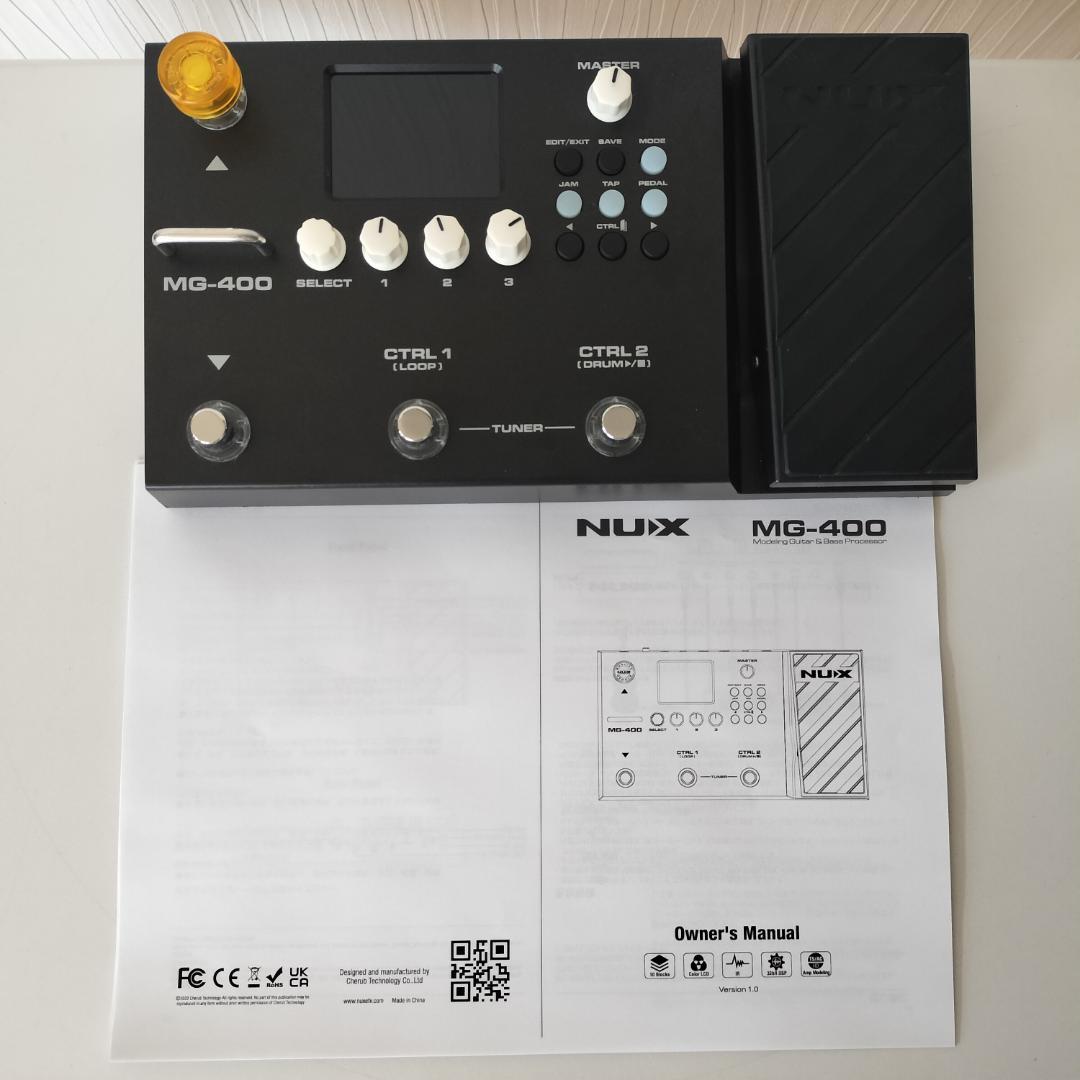 NUX MG-400（最新V2.1.1）マルチエフェクター