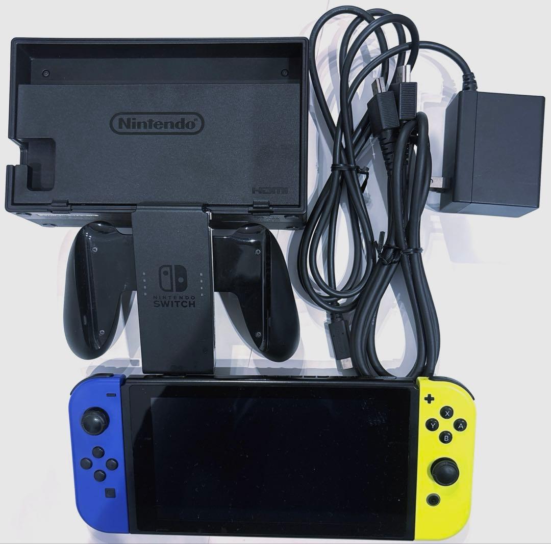 【中古品】Nintendo Switch本体&ジョイコン&ドック