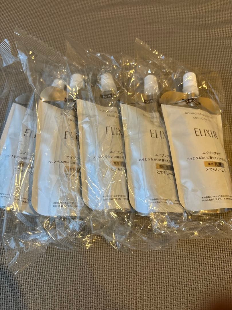 エリクシール リフトモイスト エマルジョン SP III つめかえ 乳液 5個