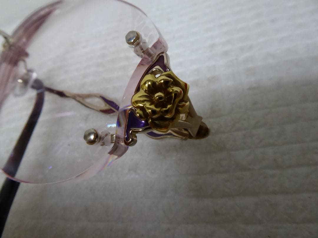 LEONARDレオナール K18刻印 度入り眼鏡 135 LEO16M D2-A