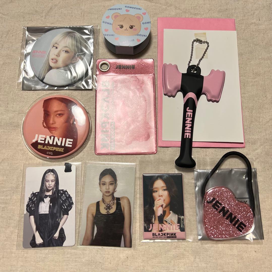 1.31まで！BLACKPINK ジェニ　セット　ヘアゴム　トレカ　缶バッチ等