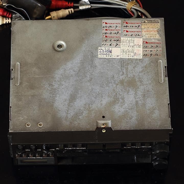 【当時物希少】Nakamichi TD-500モバイルチューナー/カセットデッキ