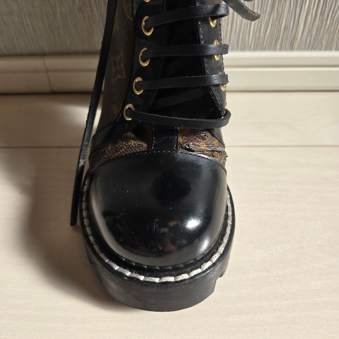 【鑑定済・正規品】ルイヴィトン モノグラム ブーツ 36.5（約23.5cm）