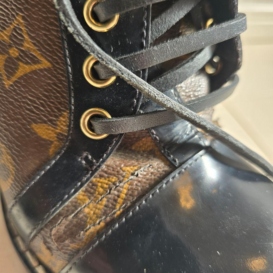 【鑑定済・正規品】ルイヴィトン モノグラム ブーツ 36.5（約23.5cm）